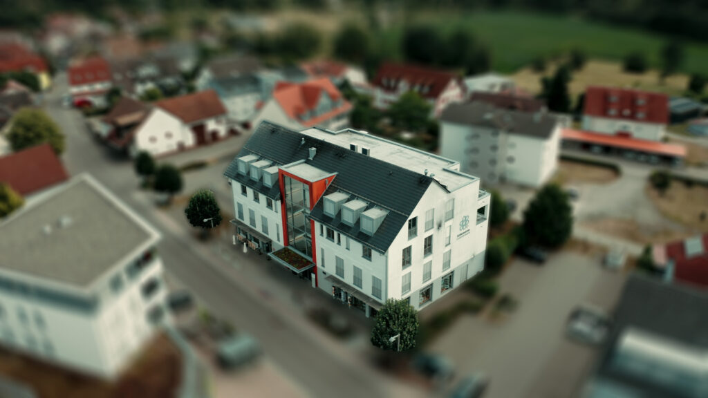 Luftaufnahme der Praxisklinik am Schwarzwald in Lauchringen