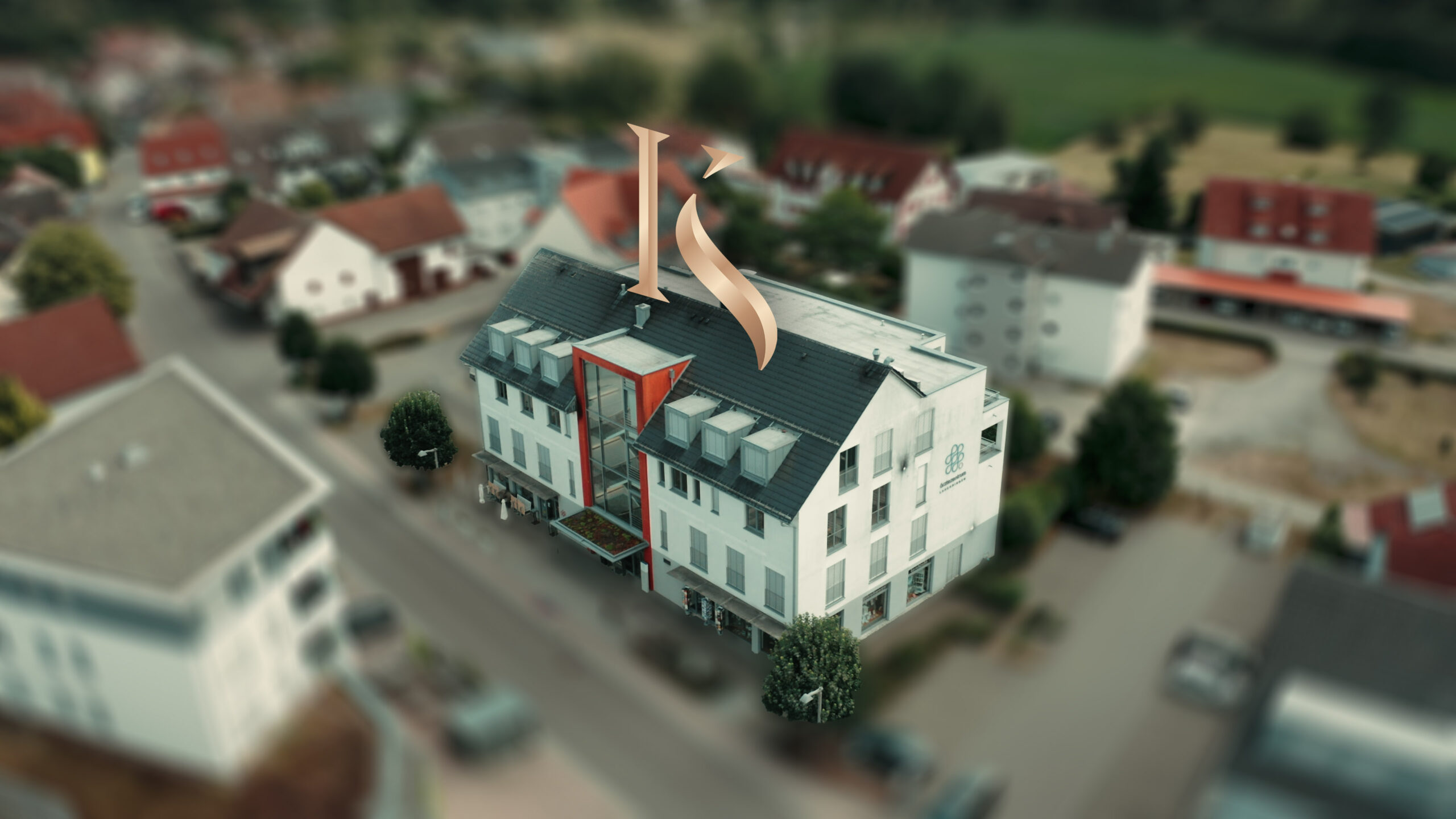 Luftaufnahme der Praxisklinik am Schwarzwald in Lauchringen