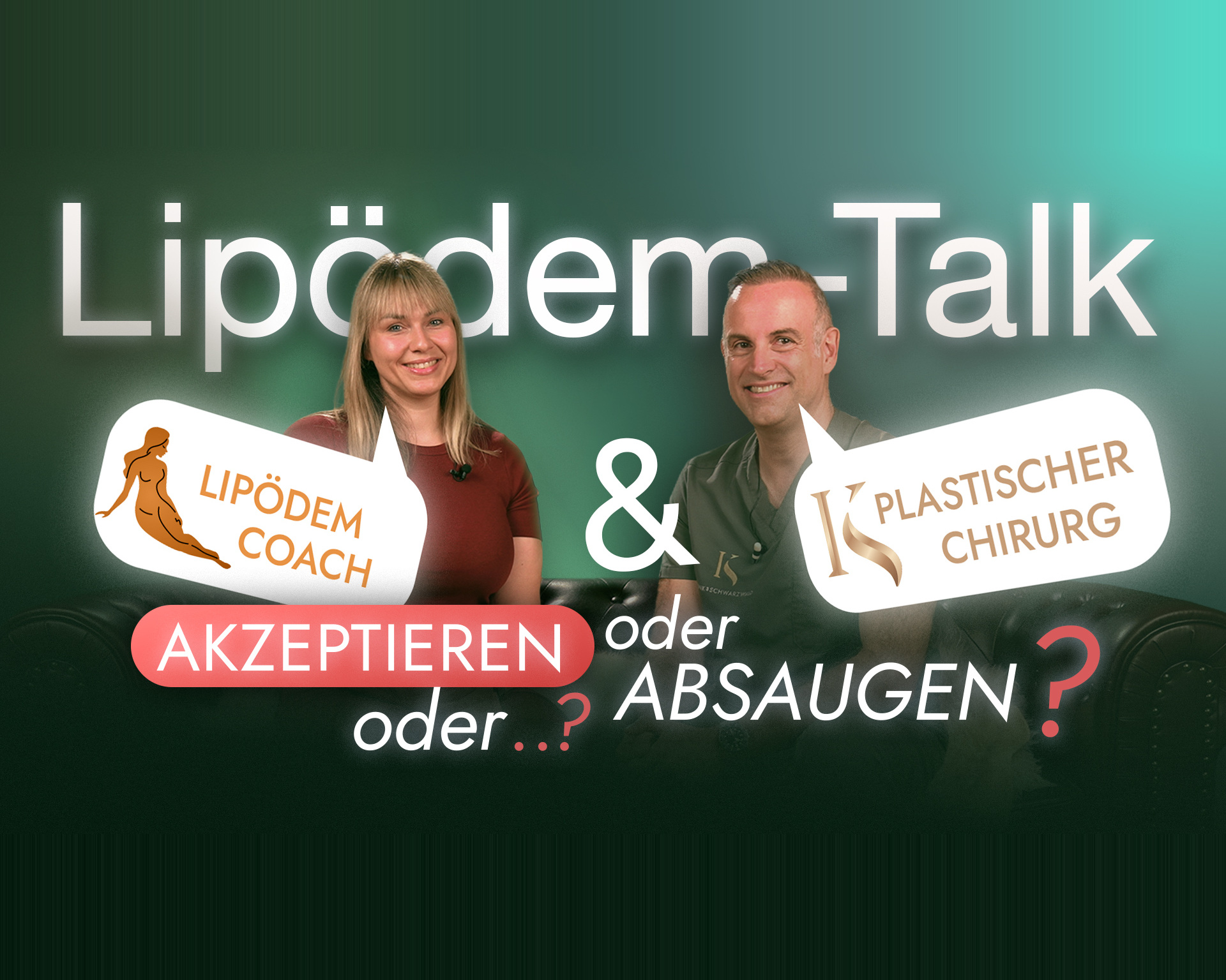 Tina Schwarz und Dr. Mario Holdenried im Lipödem-Talk